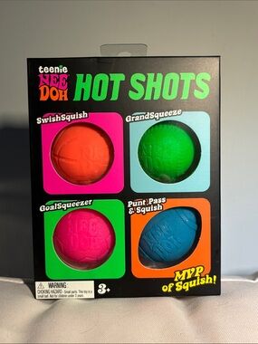 Needoh Hot Shots Squishy Toys - Authenic
